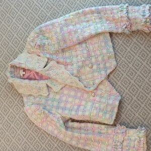 Love shack fancy size 6 cropped blazer